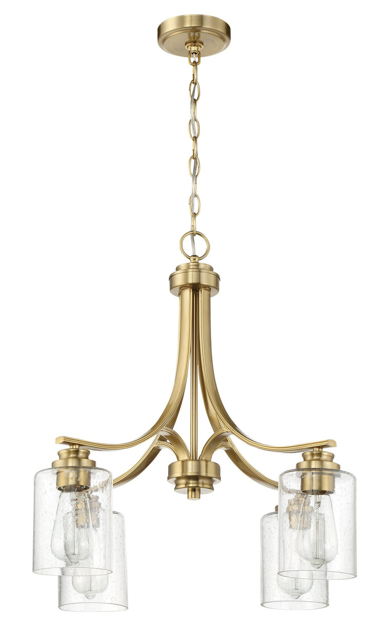 Bolden 4 Light 23" Chandelier in Satin Brass
