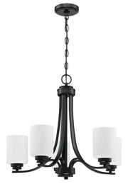 Bolden 5 Light 24" Chandelier in Flat Black