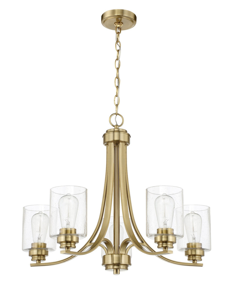 Bolden 5 Light 24" Chandelier in Satin Brass