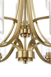 Bolden 9 Light 29" Chandelier in Satin Brass