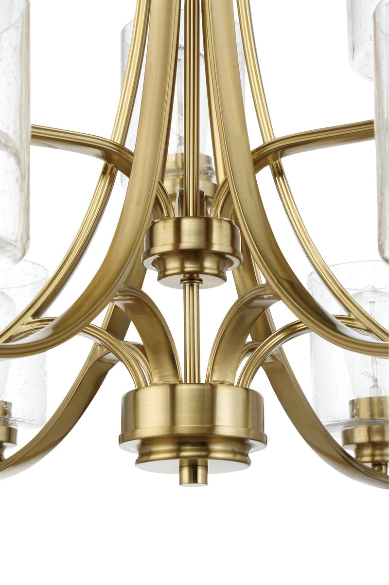 Bolden 9 Light 29" Chandelier in Satin Brass