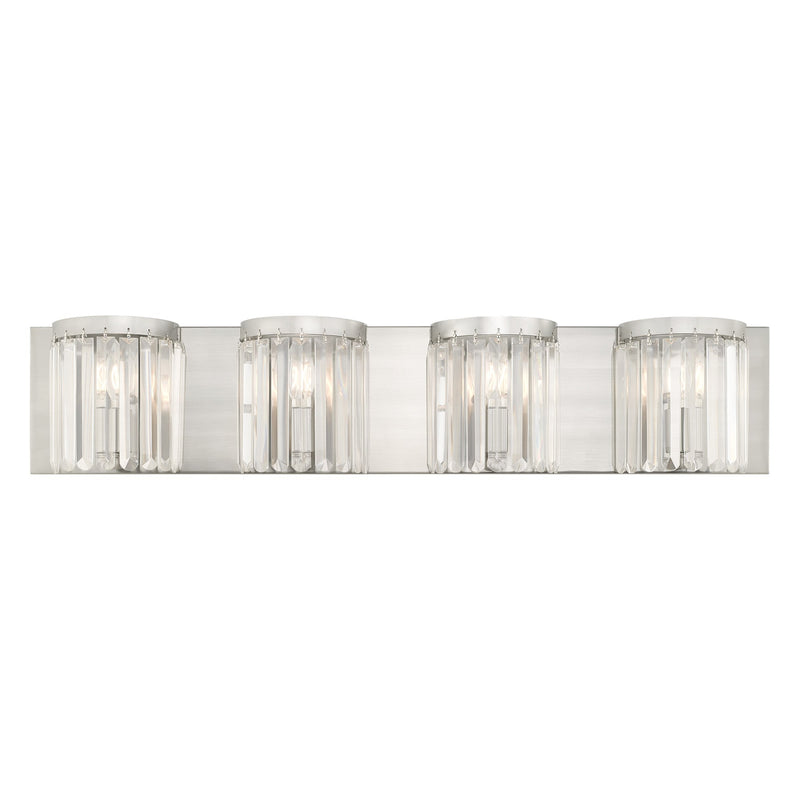 Ashton 4-Light ADA Bath Vanity Light in Brushed Nickel