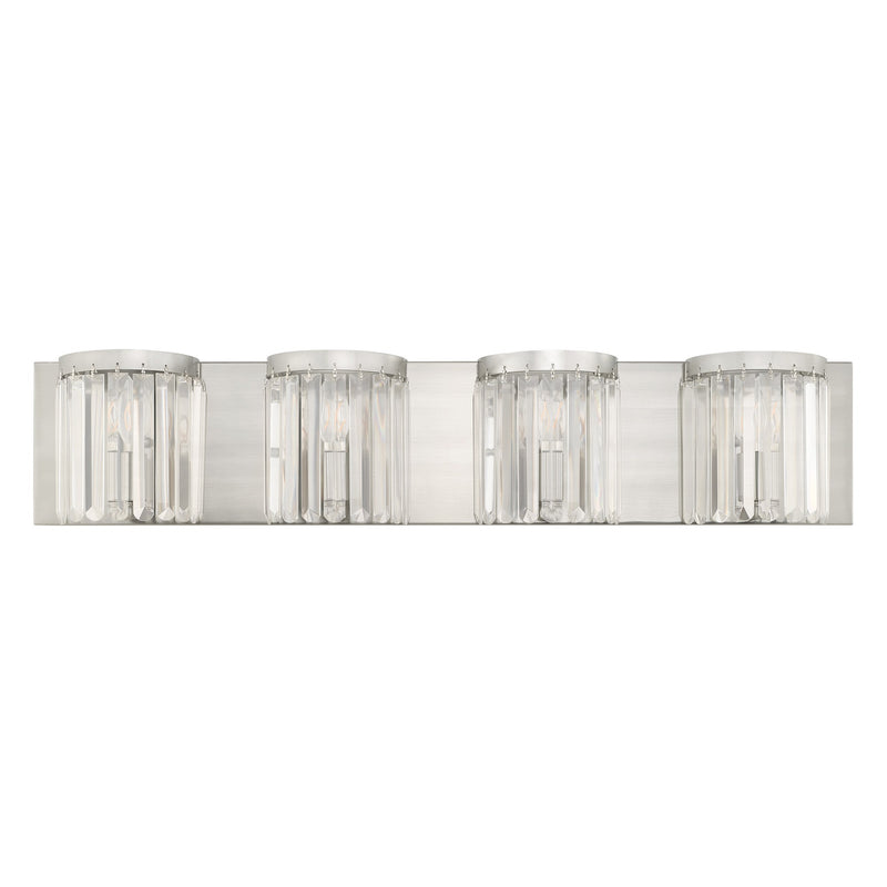 Ashton 4-Light ADA Bath Vanity Light in Brushed Nickel
