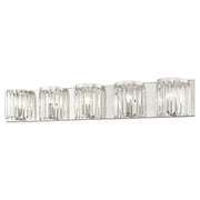 Ashton 5-Light ADA Bath Vanity Light in Brushed Nickel