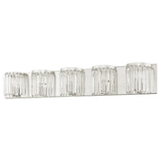 Ashton 5-Light ADA Bath Vanity Light in Brushed Nickel