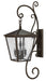 Trellis Large Wall Mount Lantern with Scroll in Regency Bronze