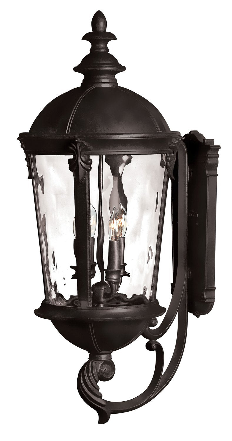 Windsor Extra Large Outdoor Wall Lantern in Black