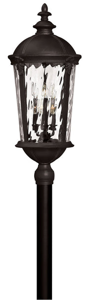 Windsor Grande Outdoor Post Light in Black