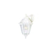 Westlake Cast 1-Light Outdoor Wall Lantern in White - Lamps Expo