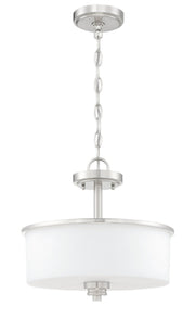 Bolden 2 Light 13" Convertible Semi Flush in Brushed Polished Nickel