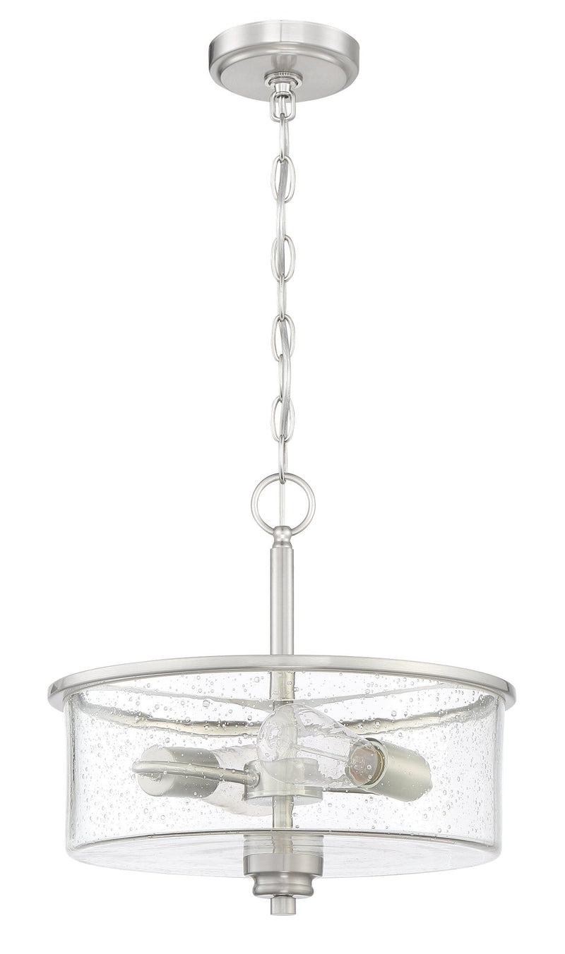 Bolden 2 Light 13" Convertible Semi Flush in Brushed Polished Nickel