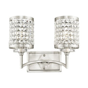 Grammercy 2-Light Bath Vanity Light in Brushed Nickel