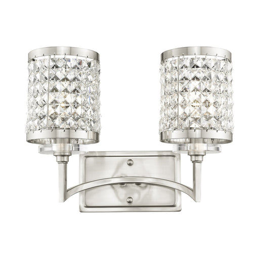 Grammercy 2-Light Bath Vanity Light in Brushed Nickel