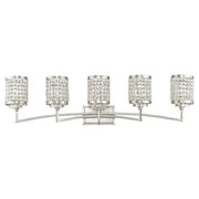 Grammercy 5-Light Bath Vanity Light in Brushed Nickel