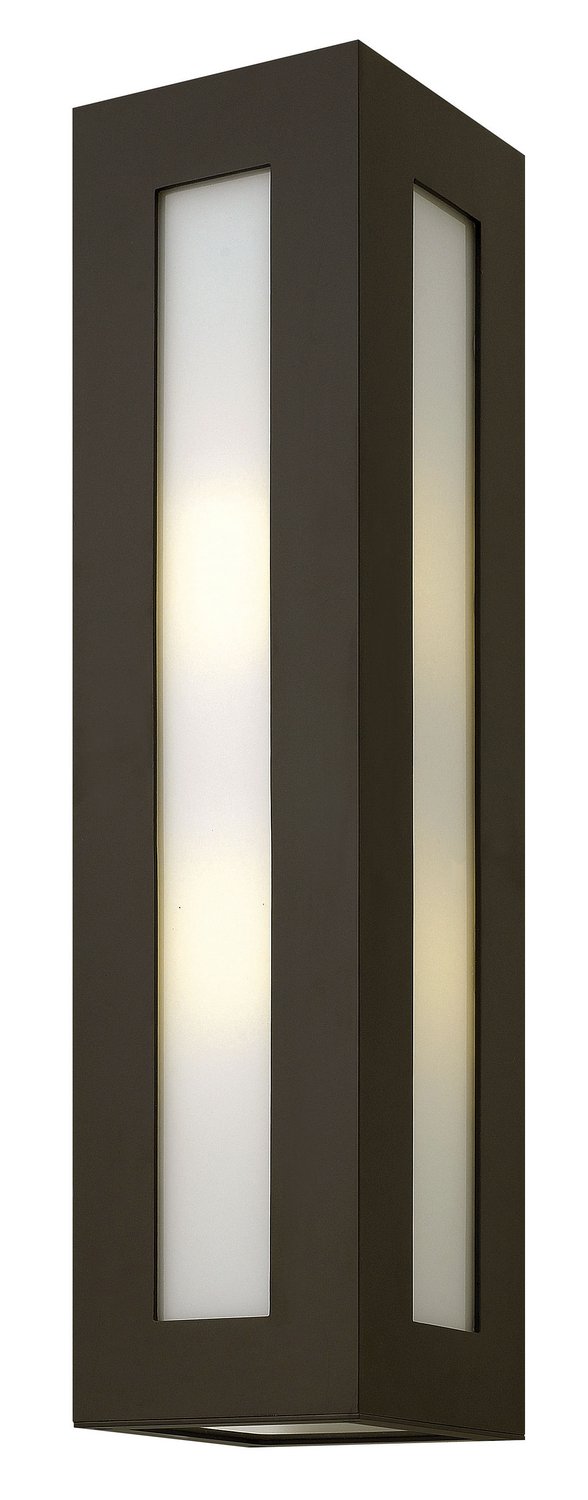 Dorian Large 2-Light Outdoor Wall Sconce in Bronze
