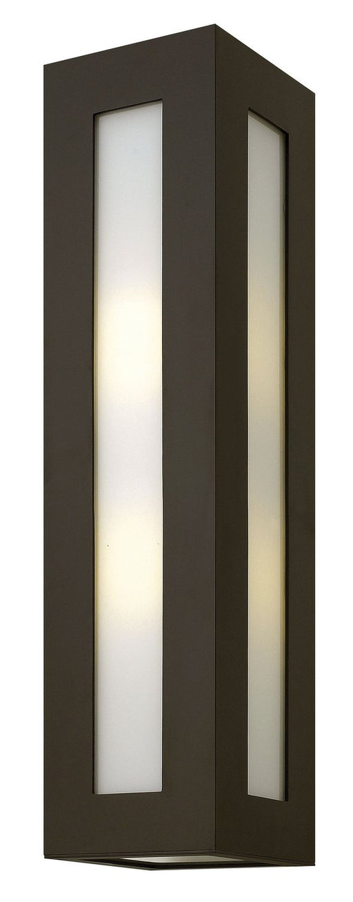 Dorian Large 2-Light Outdoor Wall Sconce in Bronze