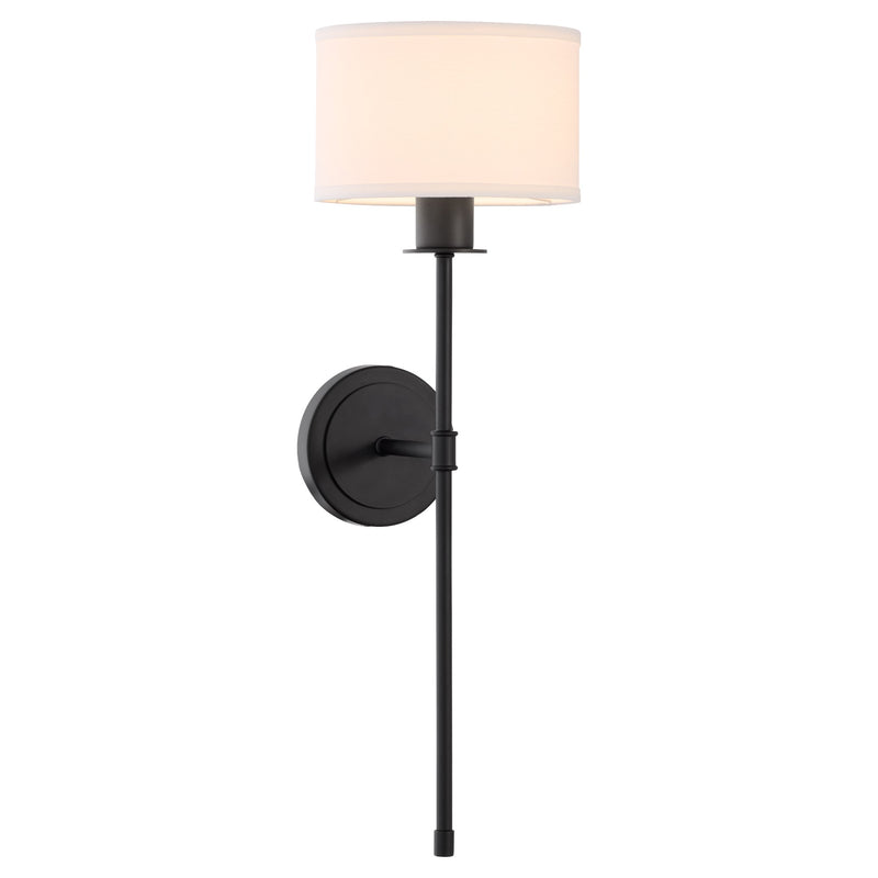 Rayburn 1 Light Wall Sconce in Matte Black