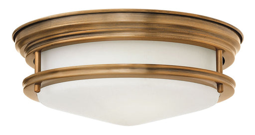 Hadley 2-Light Flush Mount in Brushed Bronze