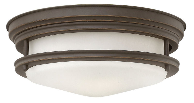 Hadley 2-Light Flush Mount in Oil Rubbed Bronze