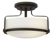 Harper 3-Light 14.5" Semi-Flush Mount in Oil Rubbed Bronze