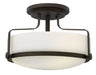Harper LED Semi-Flush Mount in Oil Rubbed Bronze