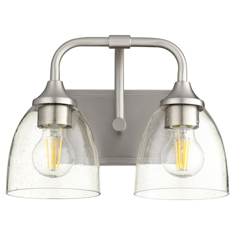 Enclave 2 Light Vanity in Satin Nickel
