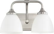 Enclave 2 Light Vanity in Satin Nickel