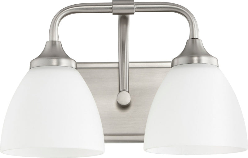 Enclave 2 Light Vanity in Satin Nickel