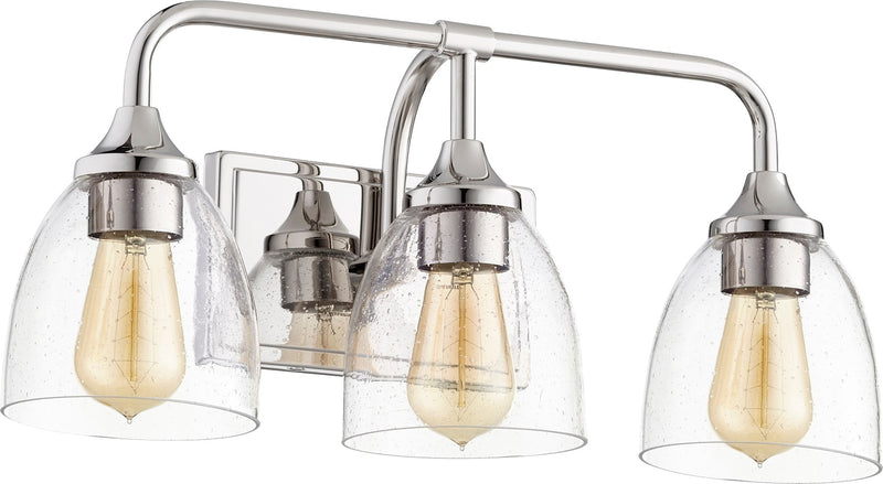 Enclave 3 Light Vanity in Polished Nickel