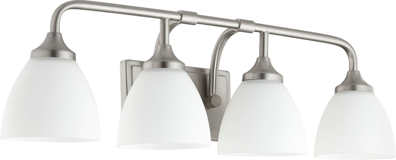 Enclave 4 Light Vanity in Satin Nickel
