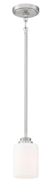 Bolden 1 Light 5" Mini Pendant in Brushed Polished Nickel