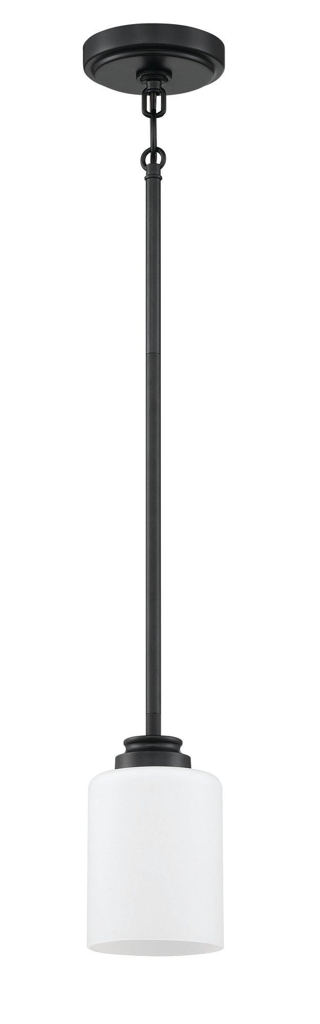 Bolden 1 Light 5" Mini Pendant in Flat Black