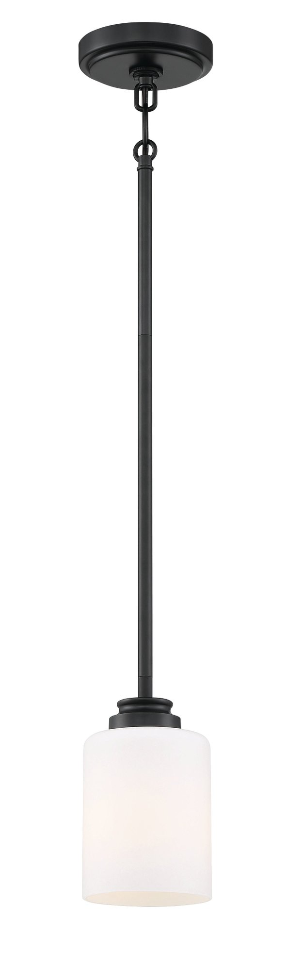 Bolden 1 Light 5" Mini Pendant in Flat Black