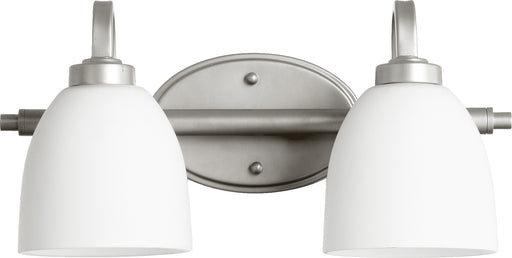 Reyes 2 Light Vanity in Classic Nickel