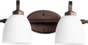 Reyes 2 Light Vanity in Oiled Bronze