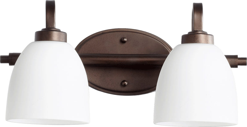 Reyes 2 Light Vanity in Oiled Bronze
