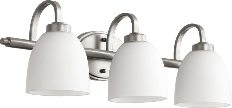 Reyes 3 Light Vanity in Classic Nickel