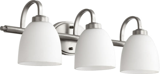 Reyes 3 Light Vanity in Classic Nickel