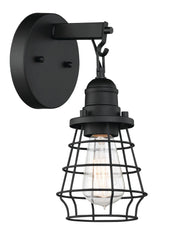 Thatcher 1 Light 7" Wall Sconce in Flat Black
