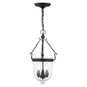 Jefferson 3-Light Mini Pendant in Black