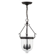 Jefferson 3-Light Mini Pendant in Black