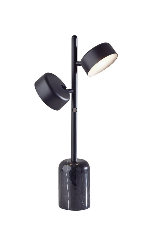 Bryant 2-Light LED Table Lamp in Black