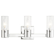 Midtown 3-Light Bath Vanity Light in Polished Chrome