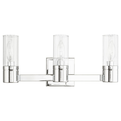 Midtown 3-Light Bath Vanity Light in Polished Chrome