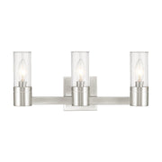 Midtown 3-Light Bath Vanity Light in Brushed Nickel