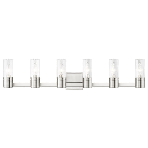 Midtown 6-Light Bath Vanity Light in Brushed Nickel