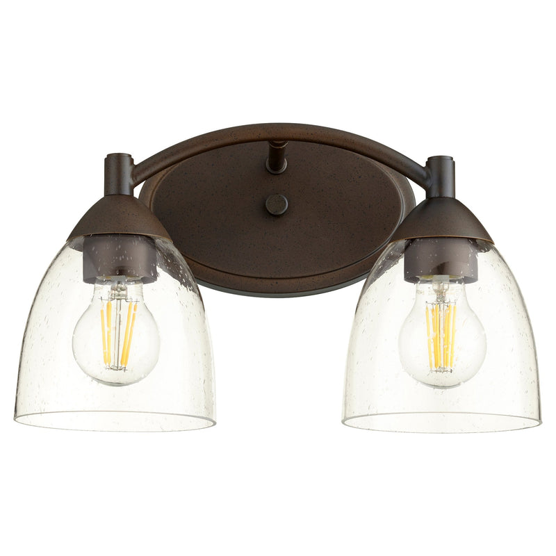 Barkley 2 Light Vanity in Oiled Bronze