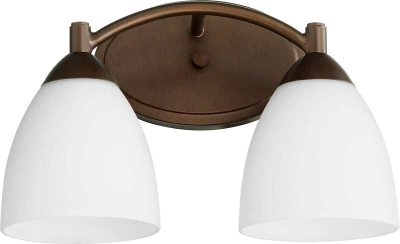 Barkley 2 Light Vanity in Oiled Bronze