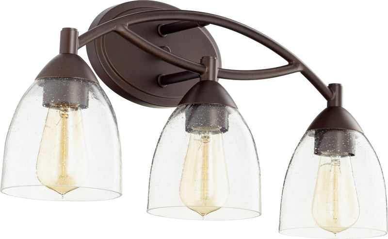 Barkley 3 Light Vanity in Oiled Bronze