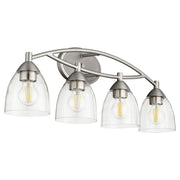 Barkley 4 Light Vanity in Satin Nickel